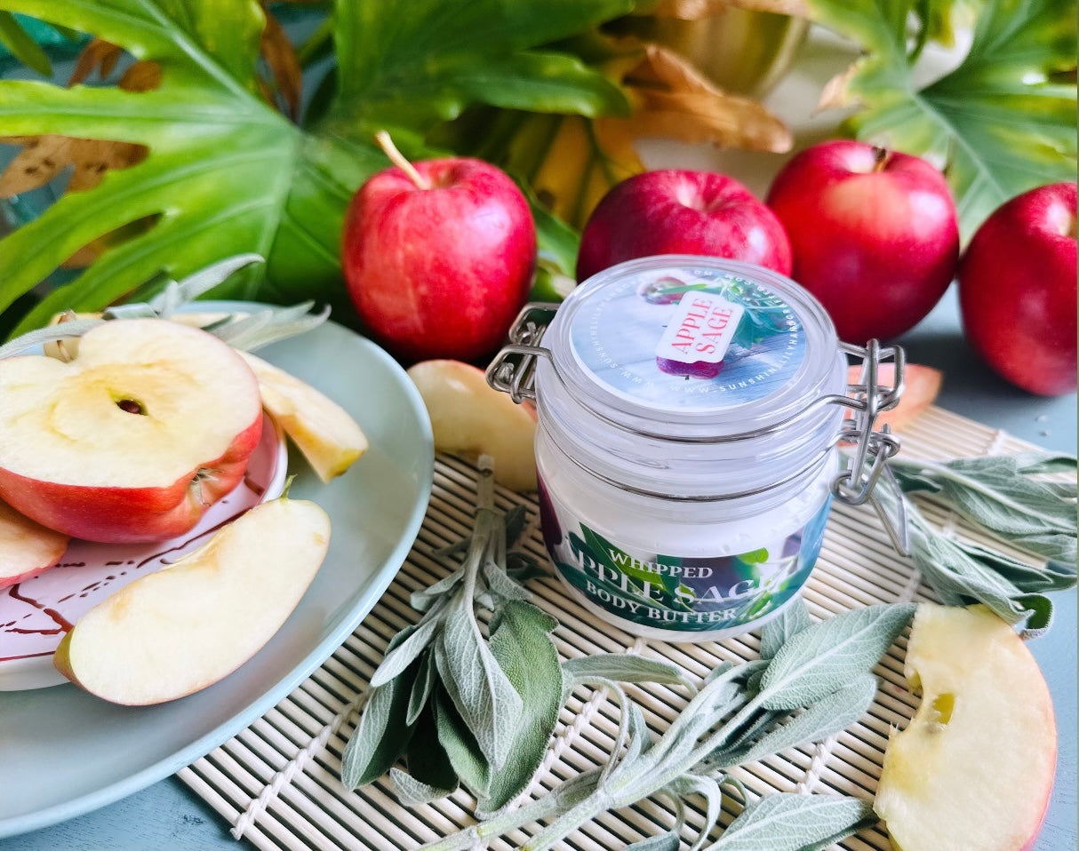 Apple Sage Whipped Body Butter (8oz)